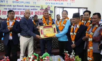 रजत विजेता एरिका सम्मानित