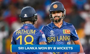 डिफेन्डिङ च्याम्पियन इंग्ल्यान्ड श्रीलंकासँग ८ विकेटले पराजित
