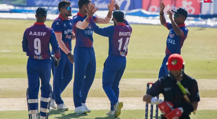 Nepal defeats Singapore by eight wickets in the ICC T20 World Cup Asia qualifier