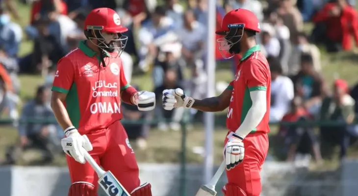 Oman beats Singapore by 22 runs in the Asia Qualifier for the ICC T20 World Cup