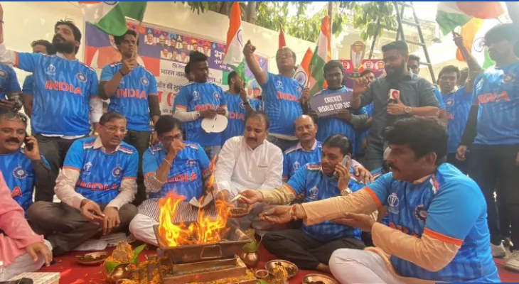 क्रिकेट विश्वकप फाइनलका लागि भारतमा प्रार्थना
