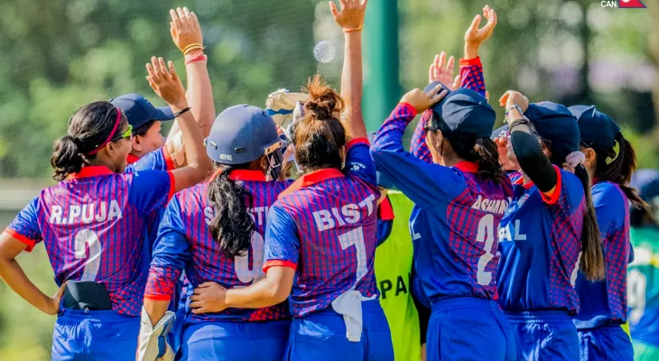Nepal finishes third in the women's T20 Quadrangular Series