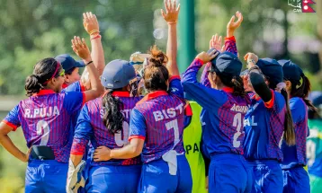 Nepal finishes third in the women's T20 Quadrangular Series