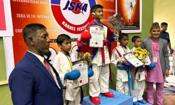 अन्तर्राष्ट्रिय खुल्ला कराँते प्रतियोगितामा नेपाली टोली च्याम्पियन