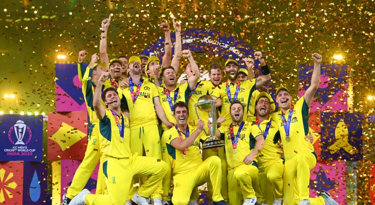 विश्वकप उपाधि उचालेपछि अष्ट्रेलियाको खुसी (फोटोफिचर)