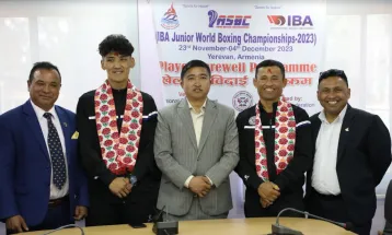 बक्सिङ टोली अर्मेनिया प्रस्थान