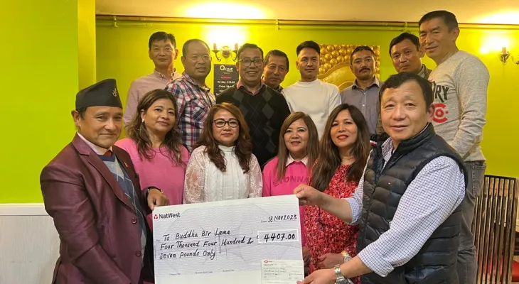 बेलायतमा पूर्व धावक लामा सम्मानित