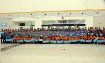 अन्तर्राष्ट्रिय क्रसकन्ट्री दौड प्रतियोगिताका लागि चिनियाँ खेलाडी पोखरामा