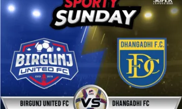 नेपाल सुपर लिगमा धनगढी फुटबल क्लब र बिरगञ्ज युनाईटेड भिडदैँ