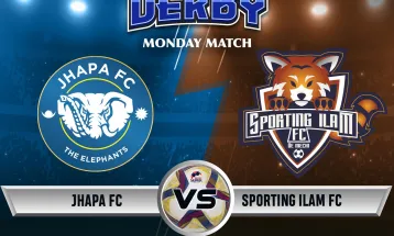 नेपाल सुपर लिगमा झापा फुटबल क्लब र स्पोर्टिङ इलाम भिडदैँ