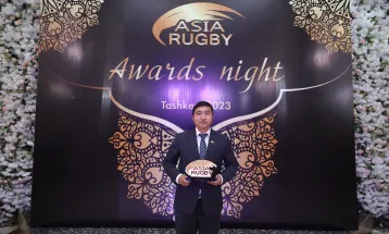 सदस्य–सचिव घिसिङलाई एसिया रग्बीको प्रतिष्ठित सेवा पुरस्कार