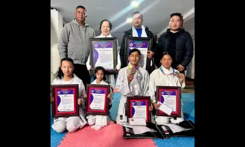 कराते खेलाडी सम्मानित