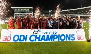 वेस्टइण्डिजले इङ्ल्याण्डविरुद्धको एकदिवसीय सिरिज जित्यो