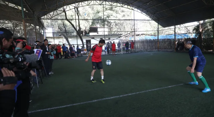 In a friendly futsal match in Kathmandu, HoR defeated NA 4-0