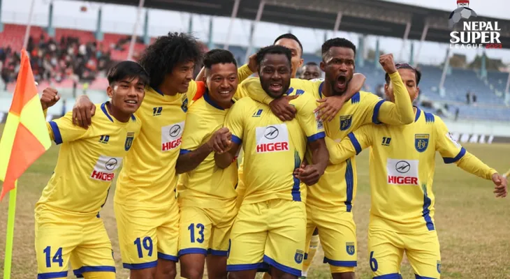 नेपाल सुपर लिगः चितवनलाई पराजित गर्दै धनगढी शीर्षस्थानमा उक्लियो