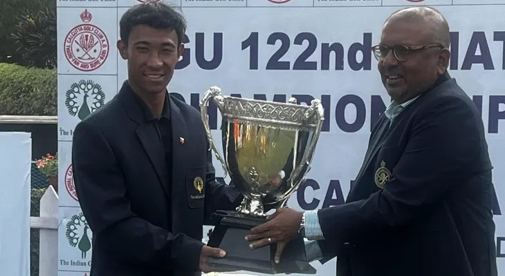 भारतमा उपाधि जित्ने पहिलो नेपाली गल्फर बने सुवास