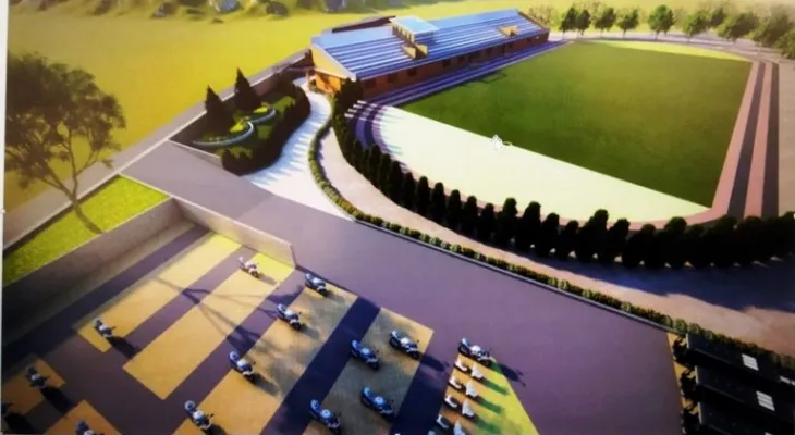 जुम्लामा निर्माणाधीन राजासिमा रङ्गशालाको काम तीव्र गतिमा अघि बढ्यो