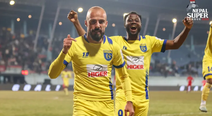 एनएसएलमा धनगढीको अपराजित यात्रा कायमै, काठमाडौँसँग बराबरी खेल्यो