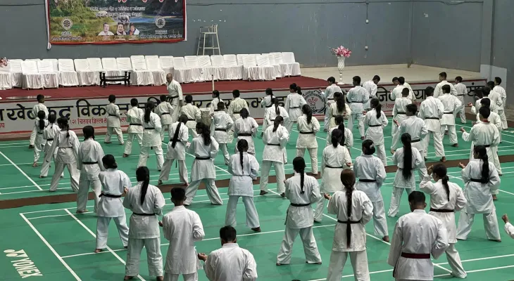 सितोरियो कराते दिक्षान्त समारोहमा बागमती प्रदेशबाट करिब दुई सय ५० खेलाडी सहभागी