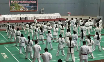 सितोरियो कराते दिक्षान्त समारोहमा बागमती प्रदेशबाट करिब दुई सय ५० खेलाडी सहभागी