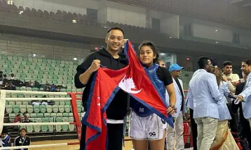 भारत भएको मुवाँथाइमा नेपाललाई ४ स्वर्ण