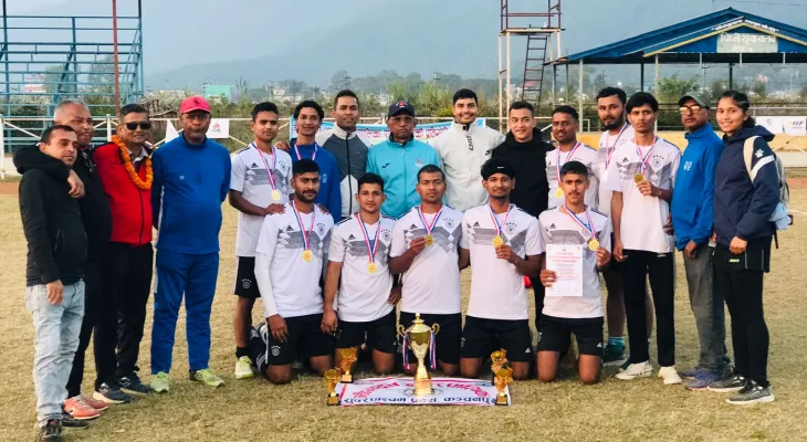 हेटौडा कप हक्की प्रतियोगिताको उपाधि भिमदत्तलाई