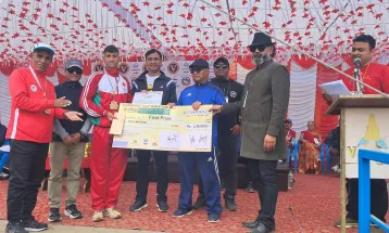 नेपाली सेनाका रोकायाले जिते गैँडाकोट हाफ म्याराथनको उपाधि