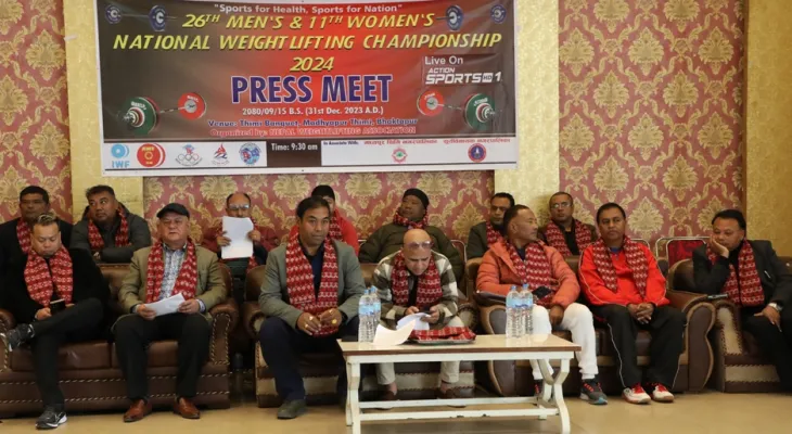 राष्ट्रिय भारोत्तोलन प्रतियोगिता अर्को साता