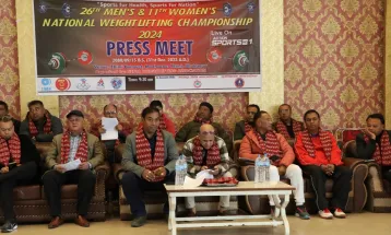 राष्ट्रिय भारोत्तोलन प्रतियोगिता अर्को साता