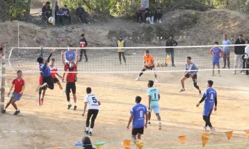 पालिकास्तरीय खुला भलिबल प्रतियोगिताको उपाधि गलकोटलाई