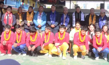 गोल्ड कोस्ट फुटसलमा सहभागी हुने टोलीको बिदाइ