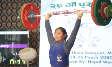 राष्ट्रिय भारोत्तोलन : जुनुमाया र विद्याको राष्ट्रिय कीर्तिमान