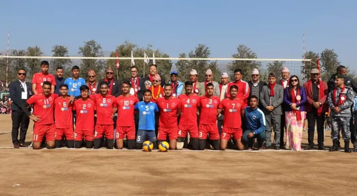 Nepal Police Club wins the title of the National Volleyball Championship