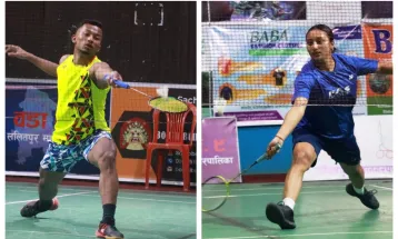 प्रिन्स र रशिला राष्ट्रिय ब्याडमिन्टन प्रतियोगिताको फाइनलमा