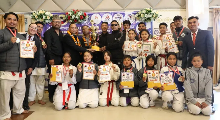 चौथो राष्ट्रिय खुला वादोरियो कराते प्रतियोगिताको उपाधि बागमतीलाई