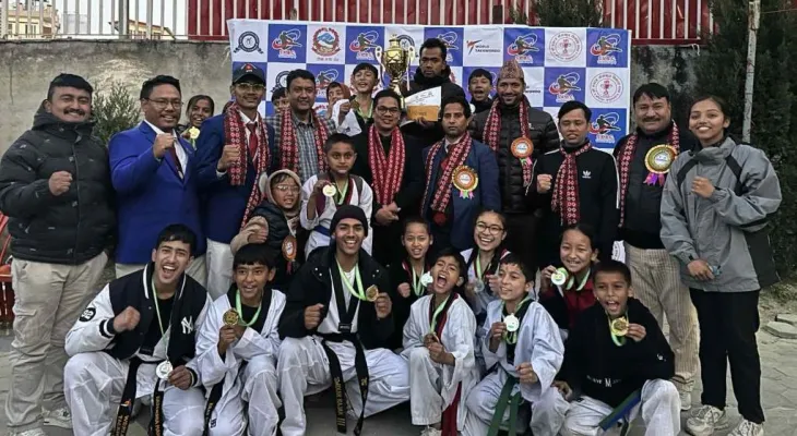 एसकेबीसी तेक्वान्दोमा लैनचौर च्याम्पियन