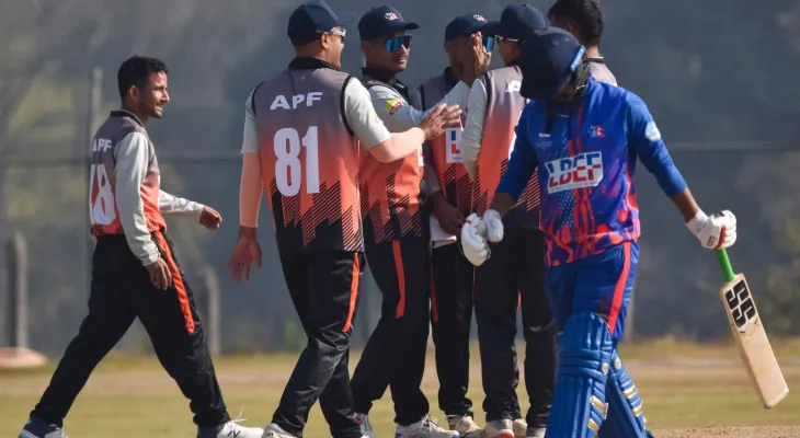 प्रधानमन्त्री कप क्रिकेट : एपिएफले कोशी प्रदेशलाई हरायो