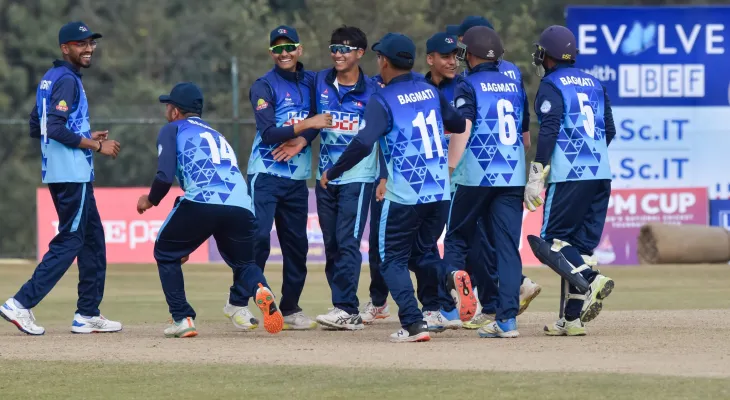 प्रधानमन्त्री कप राष्ट्रिय क्रिकेट प्रतियोगितामा बागमती प्रदेशको पहिलो जित