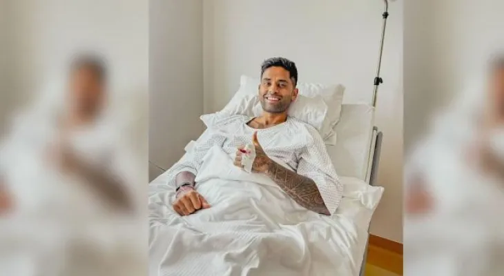 फिल्डिङ गर्ने क्रममा घाइते भएका सूर्यकुमारको जर्मनीमा सफल शल्यक्रिया