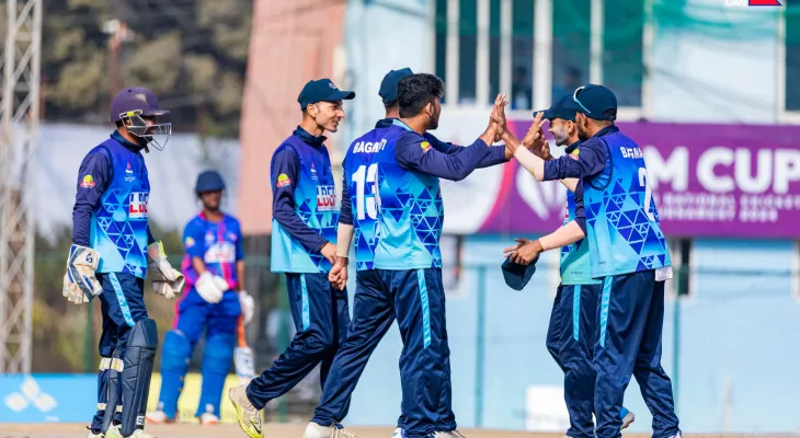 प्रधानमन्त्री कप एकदिवसीय क्रिकेट : बागमतीले कोशी प्रदेशलाई हरायो