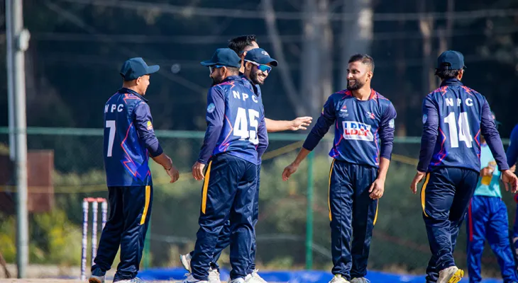 PM CUP CRICKET : The police beat APF by 8 wickets