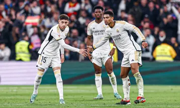 अल्मेरियामाथी रियल म्याड्रिडको संघर्षपूर्ण जित