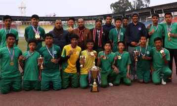 ज्ञान मन्दिरलाई ओप्स फुटबल उपाधि