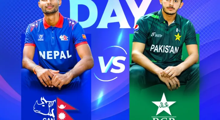 यु-१९ बिश्वकप क्रिकेटः नेपालले आज पाकिस्तानको सामना गर्ने