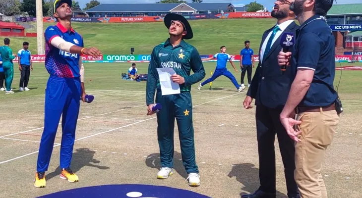 पाकिस्तानविरुद्ध नेपालले टस जितेर ब्याटिङ गर्दै