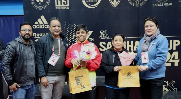 पूर्व च्याम्पियन गीतालाई स्वर्ण