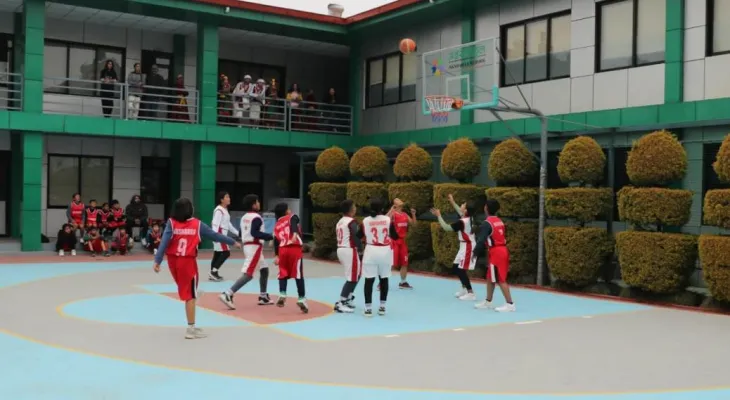 अक्षरा अन्तरविद्यालय बास्केटबल प्रतियोगिताको सेमिफाइनलमा