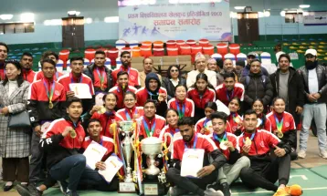 विश्वविद्यालय खेलकुदमा टीयू च्याम्पियन