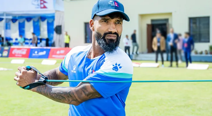 दीपेन्द्रसिंह ऐरीले यूएईमा जारी आइएल टी-२० खेल्ने