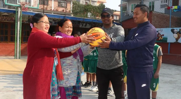 सेब अन्तरविद्यालय बास्केटबल सुरु